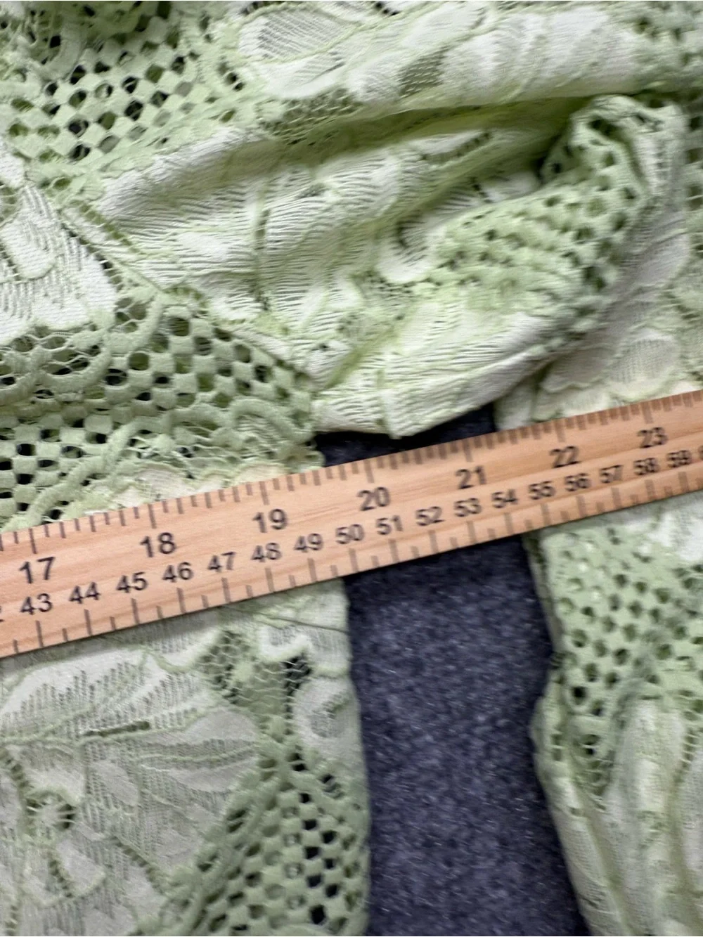Anthropologie Dolan Woman’s Medium Nwt Lace Floral Long-Sleeve Top Light Green